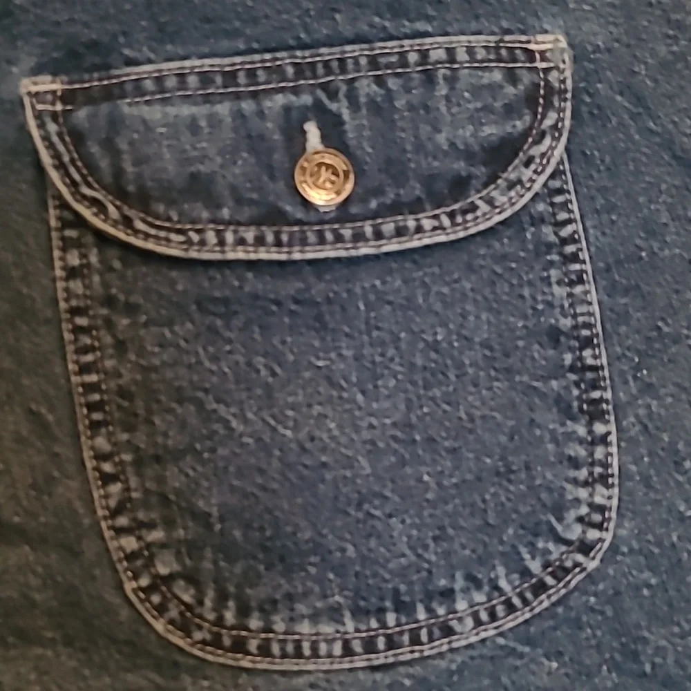 Wrangler blu jean shorts Womens Sz 16 - Picture 5 of 7